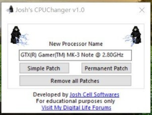 电脑CPU名称修改装逼工具-热点1站-源码资源免费分享官网