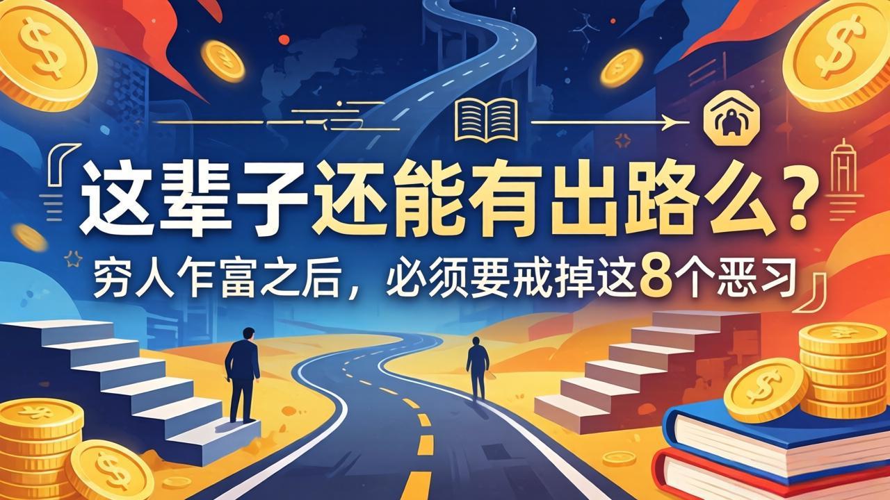 关于人生两篇付费文章【这辈子还能有出路么?】【穷人乍富之后,必须要戒掉这8个恶习】-热点1站 - 热点知汇专注网赚项目资源知识聚汇