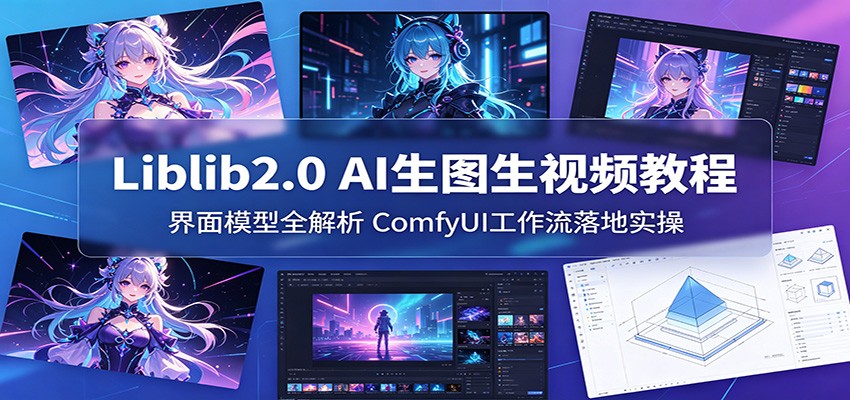 Liblib2.0 AI生图生视频教程:界面模型全解析,ComfyUI工作流落地实操-热点1站 - 热点知汇专注网赚项目资源知识聚汇