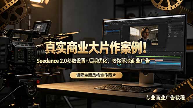 真实商业大片作案例!Seedance 2.0参数设置+后期优化,教你落地商业广告-热点1站 - 热点知汇专注网赚项目资源知识聚汇