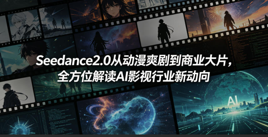 Seedance2.0从动漫爽剧到商业大片,全方位解读AI影视行业新动向-热点1站 - 热点知汇专注网赚项目资源知识聚汇