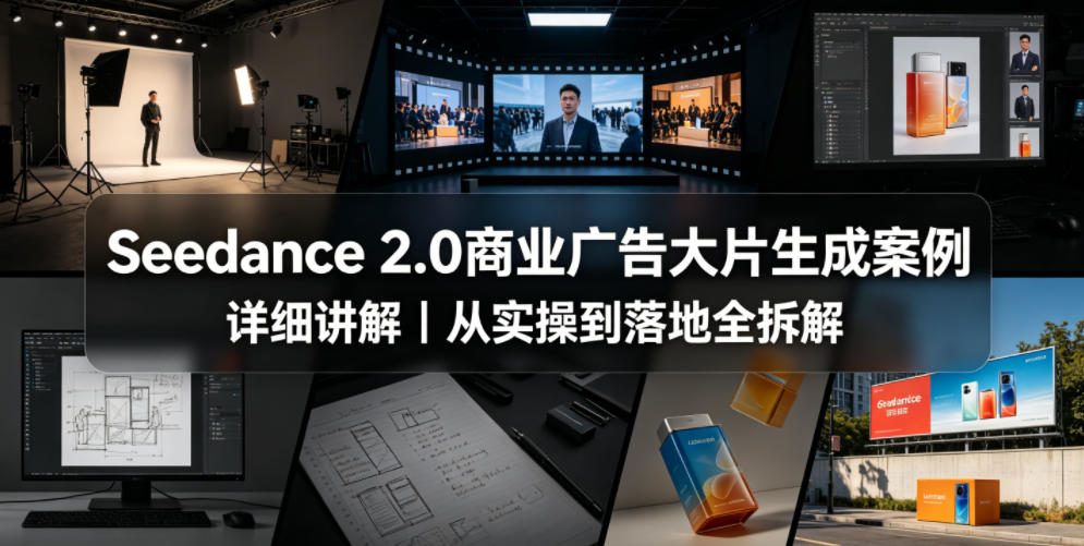 Seedance 2.0商业广告大片生成案例详细讲解|从实操到落地全拆解-热点1站 - 热点知汇专注网赚项目资源知识聚汇