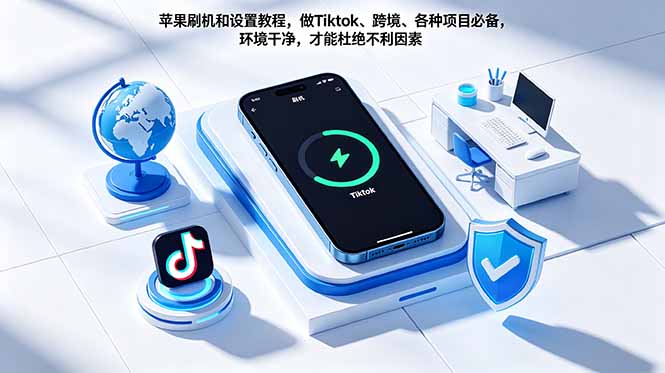 苹果刷机和设置教程,做Tiktok、跨境、各种项目必备,环境干净,才能杜绝不利因素-热点1站 - 热点知汇专注网赚项目资源知识聚汇