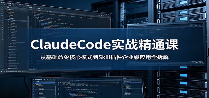 ClaudeCode实战精通课:从基础命令核心模式到Skill插件企业级应用全拆解-热点1站 - 热点知汇专注网赚项目资源知识聚汇