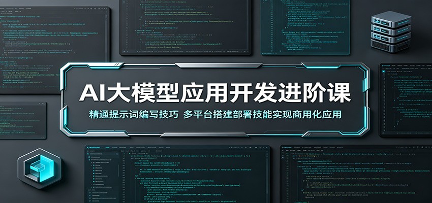 AI大模型应用开发进阶课:精通提示词编写技巧,多平台搭建部署技能实现商用化应用-热点1站 - 热点知汇专注网赚项目资源知识聚汇