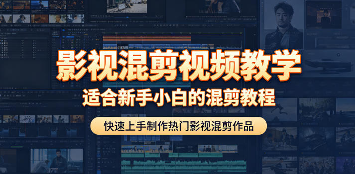 影视混剪视频教学,适合新手小白的混剪教程,快速上手制作热门影视混剪作品-热点1站 - 热点知汇专注网赚项目资源知识聚汇