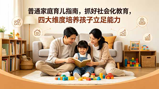 付费文章:普通家庭育儿指南,抓好社会化教育,四大维度培养孩子立足能力-热点1站 - 热点知汇专注网赚项目资源知识聚汇