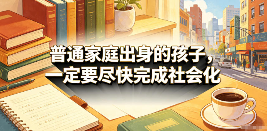 付费文章:普通家庭出身的孩子,一定要尽快完成社会化-热点1站 - 热点知汇专注网赚项目资源知识聚汇