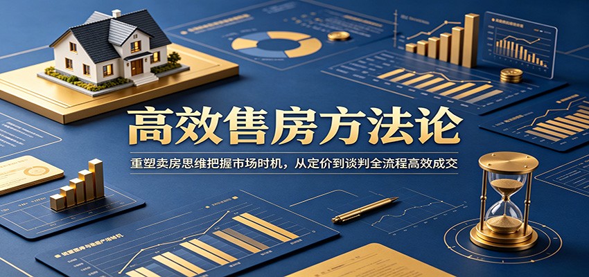 高效售房方法论:重塑卖房思维把握市场时机,从定价到谈判全流程高效成交-热点1站 - 热点知汇专注网赚项目资源知识聚汇