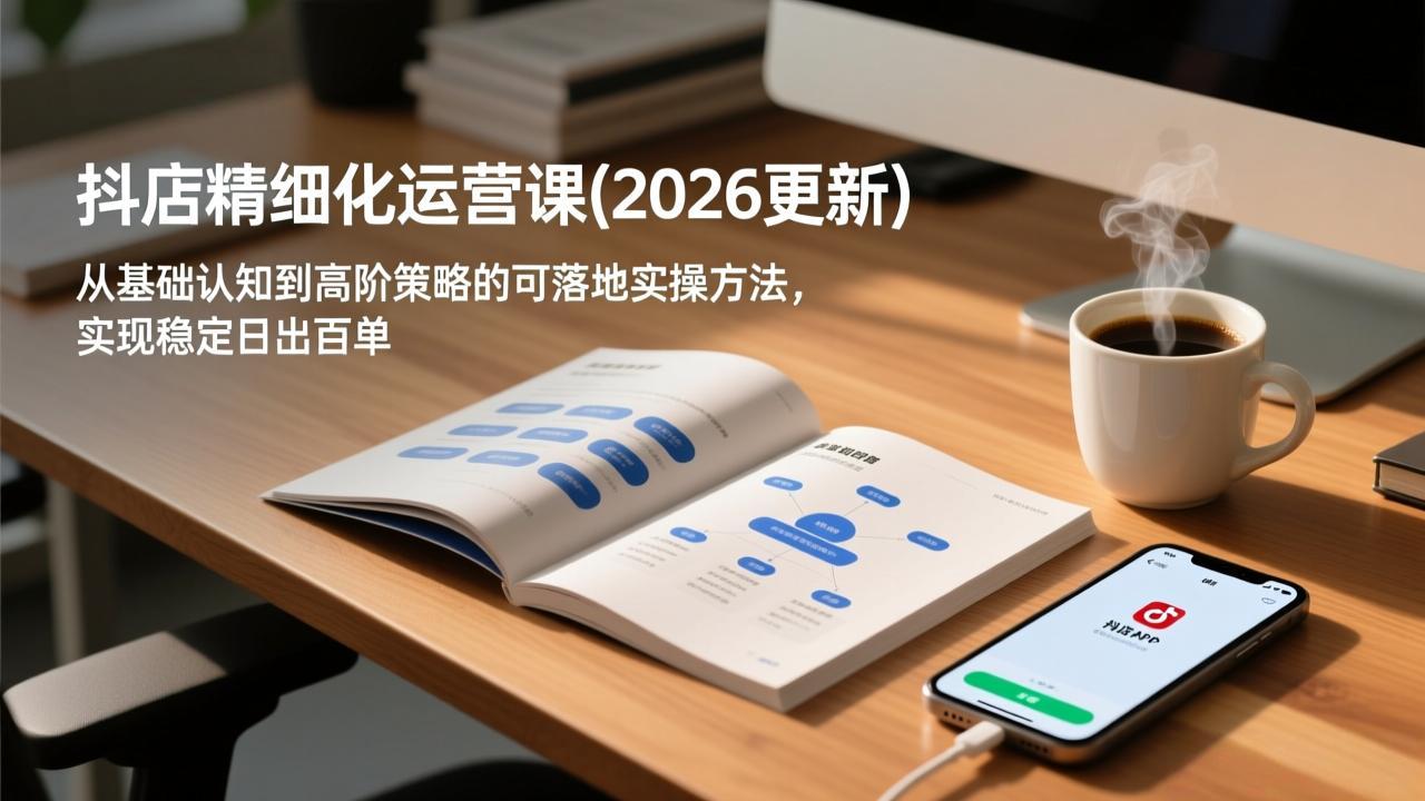 抖店精细化运营课(更新6月-热点1站 - 热点知汇专注网赚项目资源知识聚汇