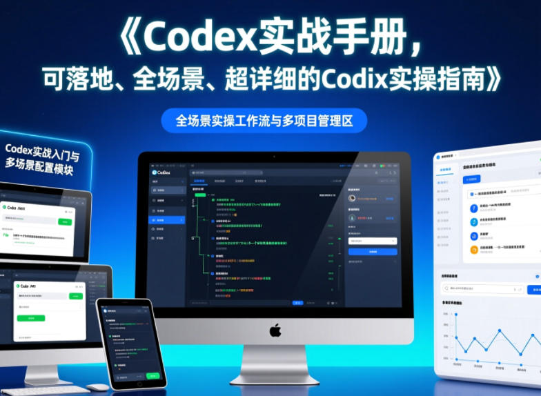 Codex实战手册,可落地、全场景、超详细的Codex实操指南-热点1站 - 热点知汇专注网赚项目资源知识聚汇