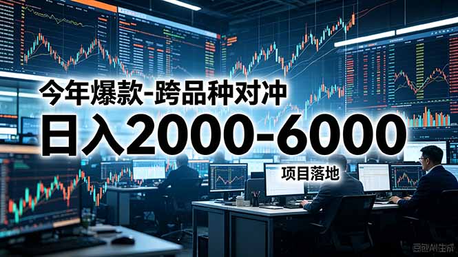 今年爆款-跨品种对冲日入2000-6000,项目落地!-热点1站 - 热点知汇专注网赚项目资源知识聚汇