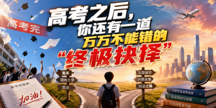 付费文章:高考之后,你还有一道万万不能错的“终极抉择”-热点1站 - 热点知汇专注网赚项目资源知识聚汇