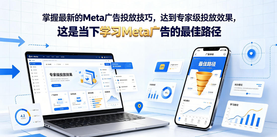 掌握最新的Meta广告投放技巧,达到专家级投放效果,这是当下学习Meta广告的最佳路径【原创双语字幕】-热点1站 - 热点知汇专注网赚项目资源知识聚汇
