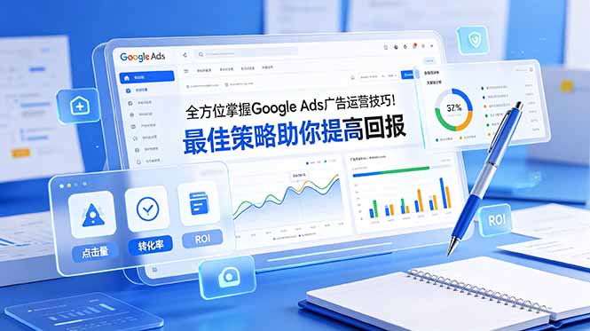 全方位掌握 Google Ads 广告运营技巧!最佳策略助你提高回报【原创双语字幕】-热点1站 - 热点知汇专注网赚项目资源知识聚汇