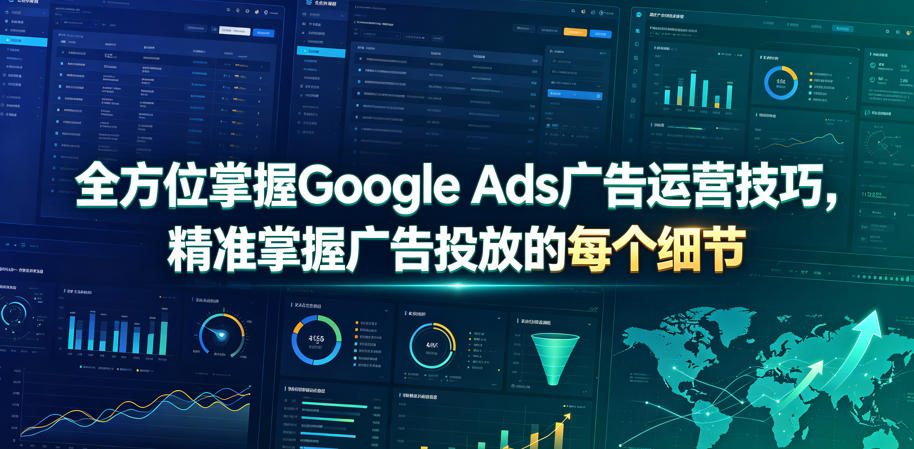 全方位掌握Google Ads广告运营技巧,精准掌握广告投放的每个细节【原创双语字幕】-热点1站 - 热点知汇专注网赚项目资源知识聚汇