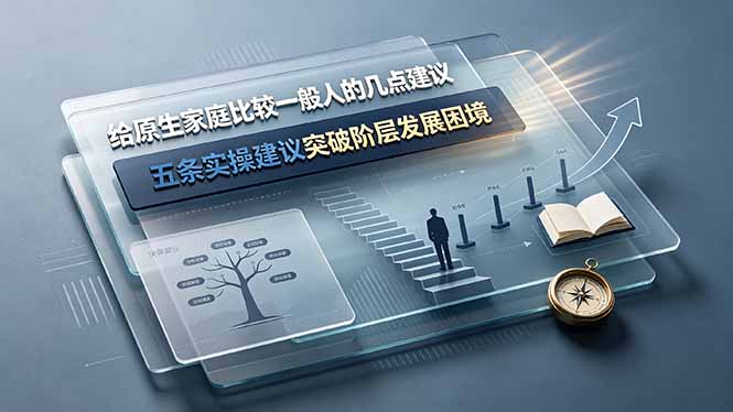 付费文章:给原生家庭比较一般人的几点建议,五条实操建议突破阶层发展困境-热点1站 - 热点知汇专注网赚项目资源知识聚汇